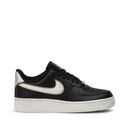 Nike Wmns Air Force 1 '07 Low ''Metallic'' (Schwarz)