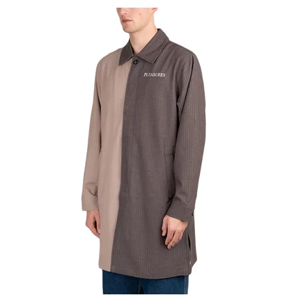 Pleasures Raid Long Jacket (Beige / Grau)