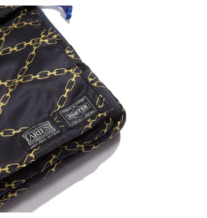 Porter by Yoshida x Aries Document Case (Schwarz)