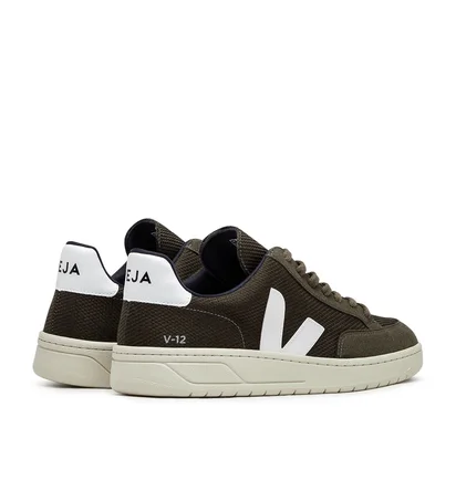 Veja V-12 B-Mesh (Oliv / Weiss)