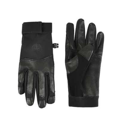 Stone Island Soft Shell-R Gloves (Schwarz)