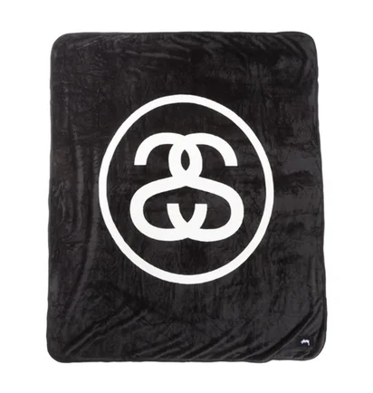 Stüssy SS FA18 Fleece Blanket (Schwarz)