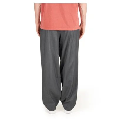 Stüssy Striped Volume Pleated Trouser (Grau)