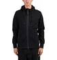 C.P. Company Diagonal Raised Fleece Goggle Zipped Hooded Sweatshirt (Schwarz)
