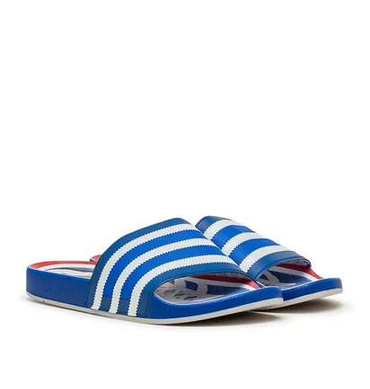 adidas Adilette Premium 'SL 72' (Blau / Weiß)