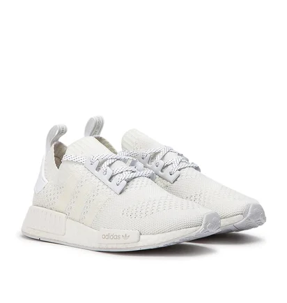 adidas NMD_R1 Primeknit (Weiß / Grün)