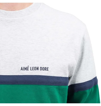 Aimé Leon Dore Multi Stripe Longsleeve (Grau / Grün)