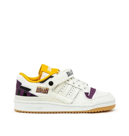 adidas W Forum Low 'Girls Are Awsome (Weiß / Gelb / Lila)