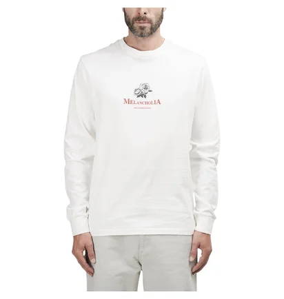 Han Kjobenhavn Artwork Tee Long Sleeve (Weiss)