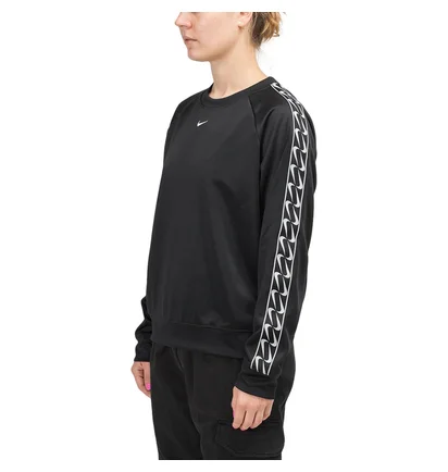 Nike WMNS Logo Crewneck (Schwarz / Weiß)