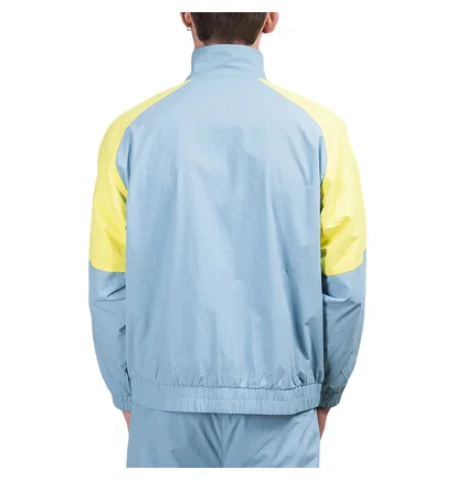 Aimé Leon Dore Color Blocked Nylon Windbreaker (Blau)