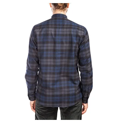 Norse Projects Anton Flannel Check (Dunkelblau)