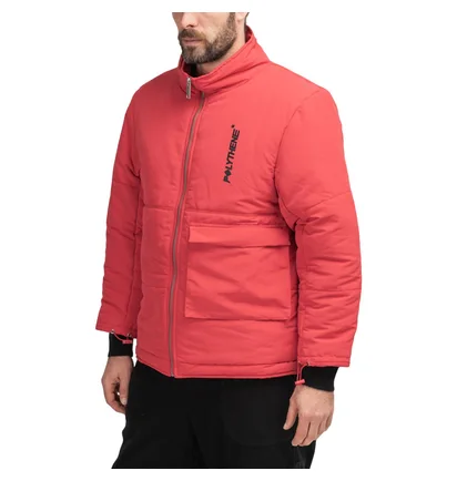 Polythene* Optics Puffa Coat (Rot)