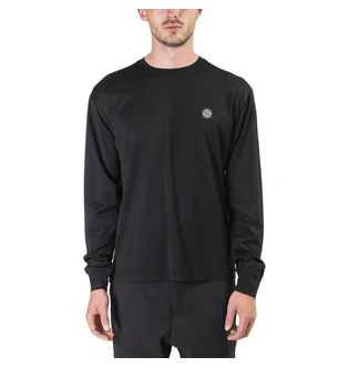 Stone Island Small Logo Patch Longsleeve (Schwarz)