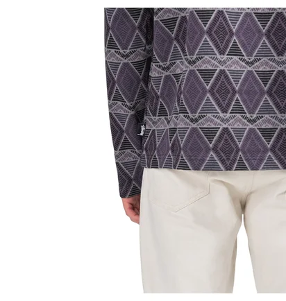 Stüssy Cuzco Longsleeve (Lila / Schwarz)
