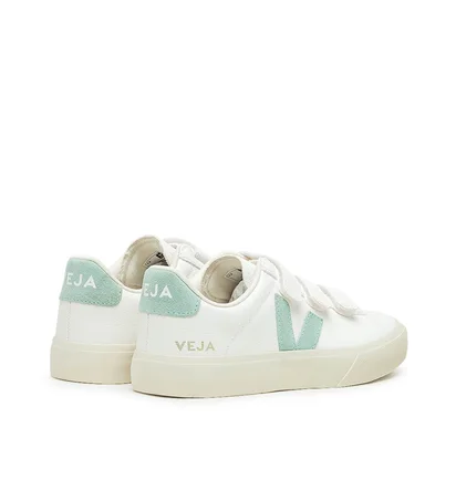 Veja WMNS Recife Logo Chromefree Leather (Weiss / Grün)