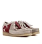 Clarks x Franck Pellegrino Wallabee Combi (Rot)