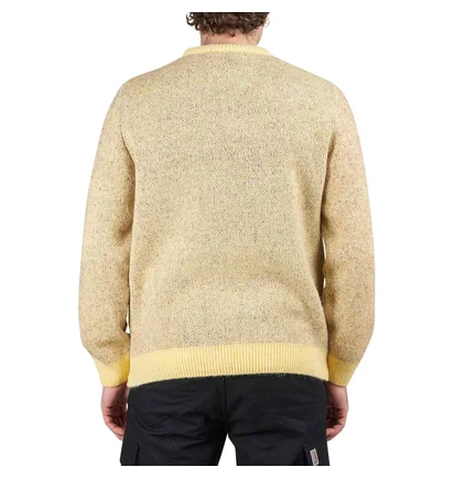 by Parra Stupid Strawberry Knitted Pullover (Gelb)