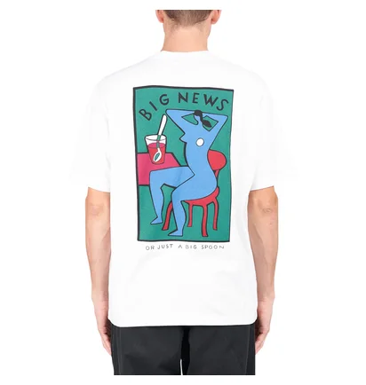 by Parra Big News T-Shirt (Weiss)