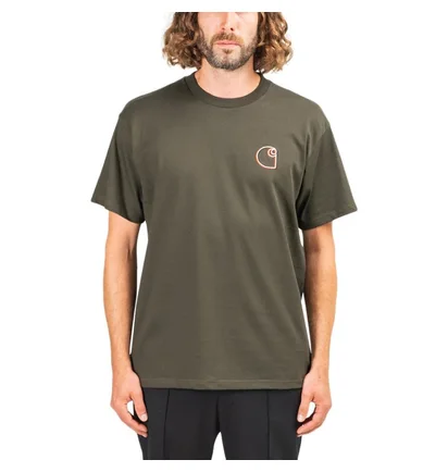 Carhartt WIP Commission Logo T-Shirt (Olive)