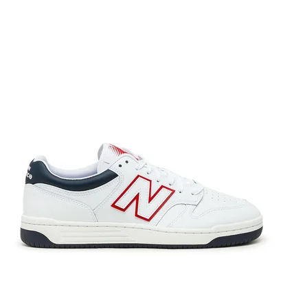 New Balance BB480 LWG (Weiß / Navy / Rot)