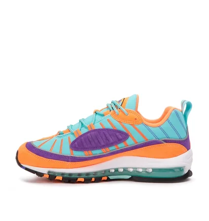 Nike Air Max 98 QS 'Cone' (Türkis / Violet / Orange)