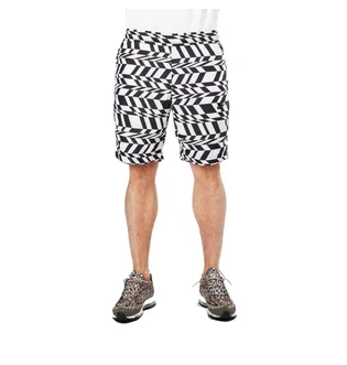 Nike NSW Printed Swoosh Woven Shorts (Weiß / Schwarz)