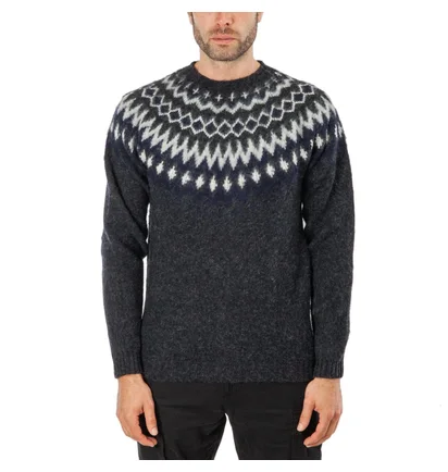 Norse Projects Birnir Fairisle (Grau Meliert)