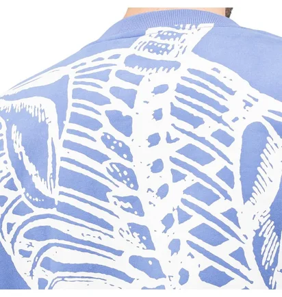 Pleasures Experience Blocked Crewneck (Schwarz / Blau)