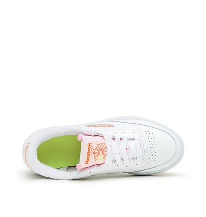 Reebok WMNS Club C 85 (Weiß / Orange)