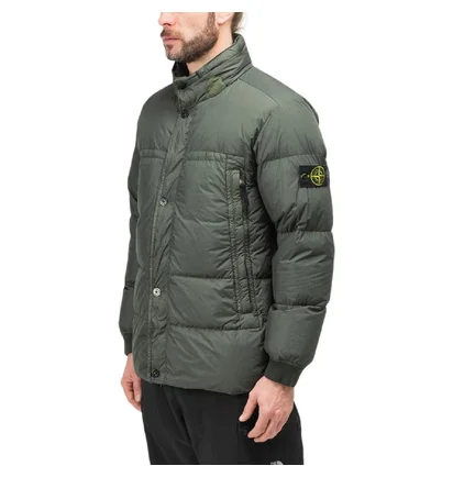 Stone Island Garment Dyed Crinkle Reps Down Jacket (Olive)