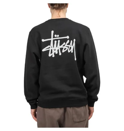 Stüssy Basic Crewneck (Schwarz)