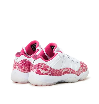 Air Jordan WMNS 11 Retro Low 'Pink Snakeskin' (Weiß / Pink)