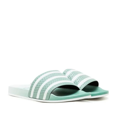 adidas Adilette (Grün / Weiß)