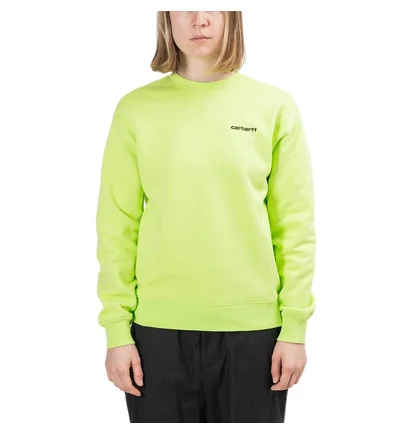 Carhartt WIP W Script Embroidery Sweatshirt (Grün)