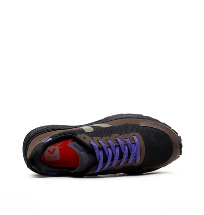 Veja WMNS Dekkan Alveomesh (Schwarz / Braun / Lila)