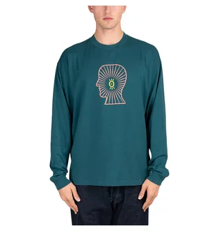 Brain Dead Visions Club Long Sleeve (Türkis)