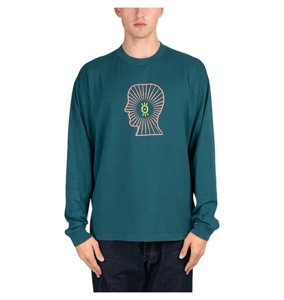 Brain Dead Visions Club Long Sleeve (Türkis)