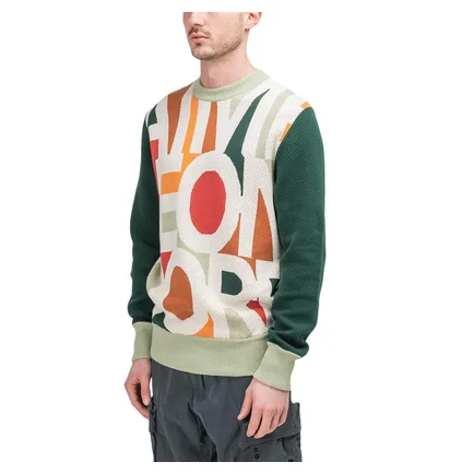 Aimé Leon Dore Blown Print Knit Sweater (Multi)
