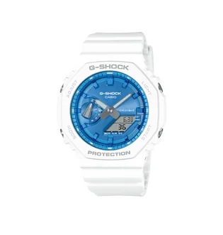 Casio G-Shock GA-2100WS-7AER (Weiß / Blau)