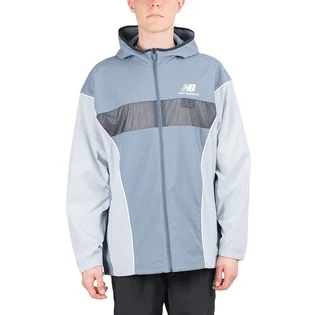 New Balance Athletics Windbreaker (Graublau)