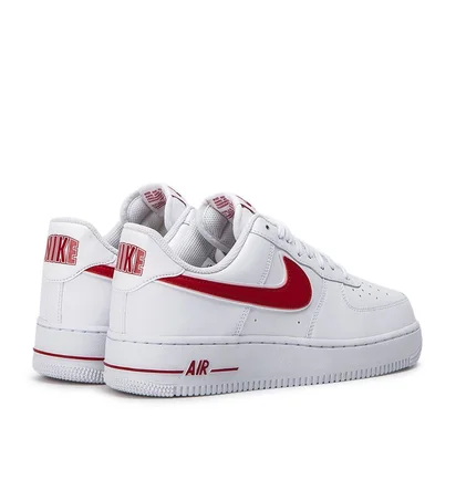 Nike Air Force 1 '07 3 (Weiß / Rot)