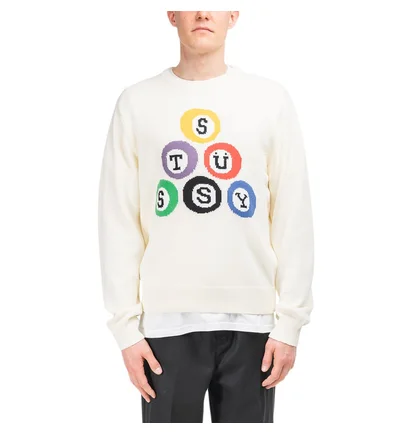 Stüssy Billiard Sweater (Natural)