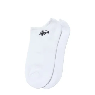 Stüssy Small Stock No Show Socks (Weiß)