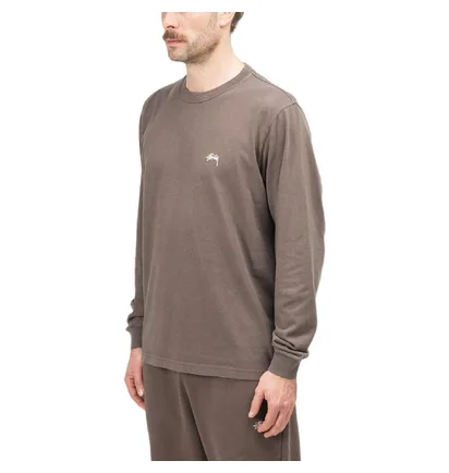 Stüssy Stock Logo Longsleeve (Braun)