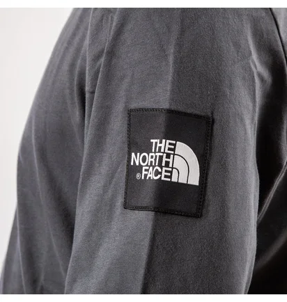 The North Face M LS Fine 2 Tee (Grau)