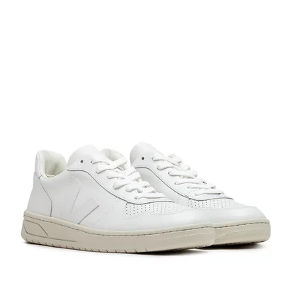 Veja V-10 Leather (Weiß)