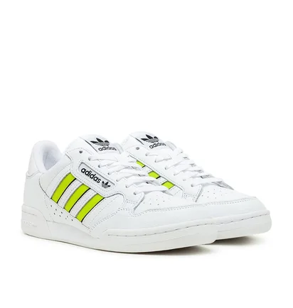 adidas Continental 80 Stripes (Weiß / Gelb)