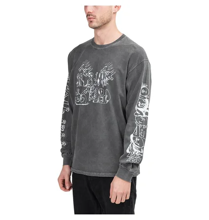 Brain Dead Leon's Girls Longsleeve (Anthrazit)