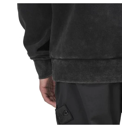 Chrystie NYC Acid Wash Hoodie (Schwarz)